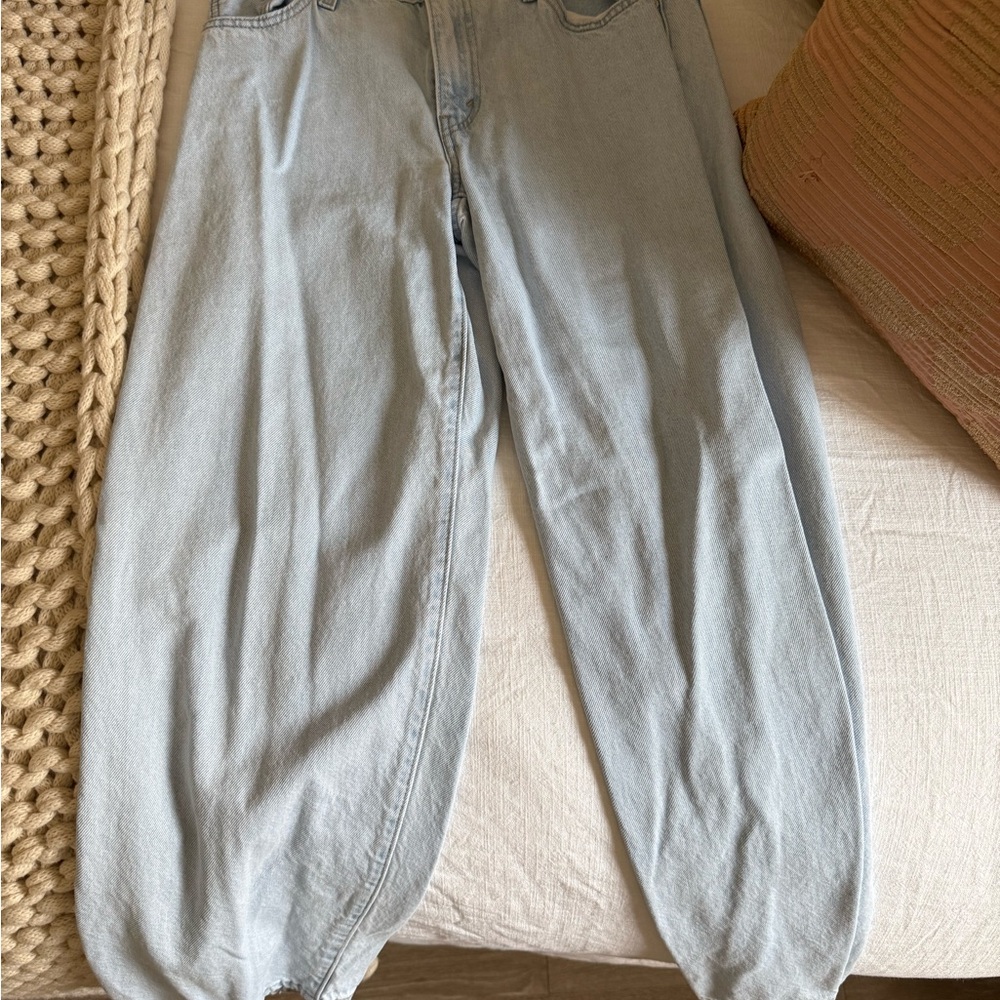 Levi's Light Blue Baggy dad Jeans